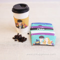 custom cup sleeve coffee milk tea heat insulation